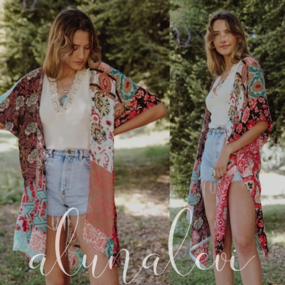 Boho Floral Kimonos